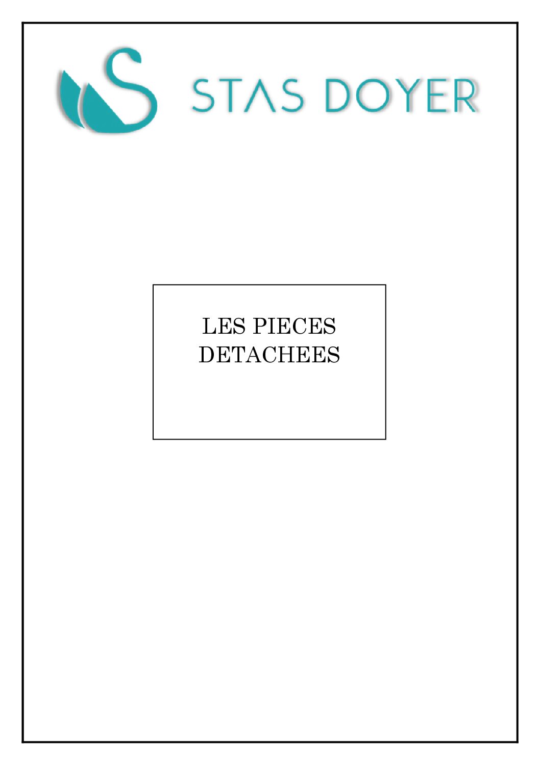 Les pièces détachées